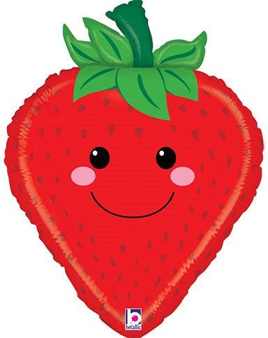 21" STRAWBERRY  Produce Pal - Foil Balloon - Betallic