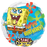 Spongebob Birthday Sing-A-Tune 28″ Balloon