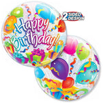 22" Bubble Balloon - Birthday Surprise - Qualatex