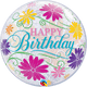 22" Bubble Balloon - Flowers & Filigree - Qualatex