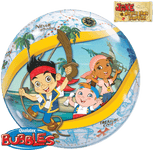 22" Bubble Balloon - Jake and the Never Land - Qualatex
