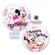 22" Bubble Balloon - Minnie Mouse 1st Birtday - Qualatex