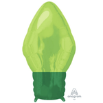 22" Green Christmas Light Bulb - Anagram