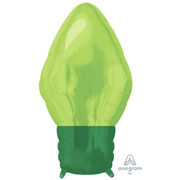 22" Green Christmas Light Bulb - Anagram