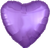 Pearl Lavender Decorator Heart 18" Balloon