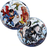 22in JL Super Heroes Bubble 22″ Foil Balloon by Qualatex from Instaballoons