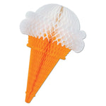 24" Honeycomb Decoration - Ice Cream Cone - The Beistle Company