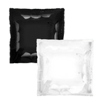 24" Squared - Black/White - Tuftex