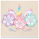 Magical Rainbow Birthday Unicorn Wall Decorating Kit