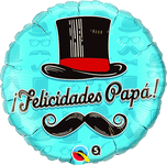 ¡Felicidades Papá! Top Hat 18" Balloon