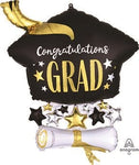 25" Satin Infused Cap and Diploma - Anagram