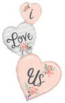 Rustic I Love Us 50" Balloon