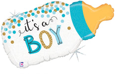 Baby Bottle Boy 33" Balloon