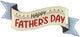 45" Father's Day Banner - Betallic