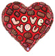 Love You Chocolates 23" Balloon