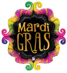 Mardi Gras Fancy Frame 28" Balloon