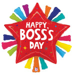 Boss's Day Bursting Star 30" Balloon