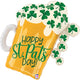 Happy St. Pat's Day! Beer 27" Balloon