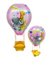 26" Baby Girl Hot Air Balloon