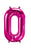26" Pink Foil Numbers  - Party America