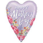26" Satin Floral Mother's Day Heart - Betallic