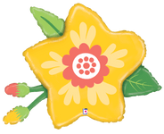26" Yellow Flower Balloon - Betallic