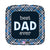 Best Dad Ever Plaid 18" Balloon