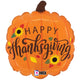 Thanksgiving Sunflowers Pumpkin 18" Balloon