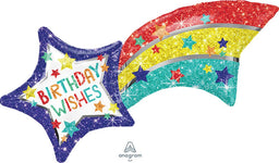27" Birthday Wishes Shooting Star (5ct) - Anagram
