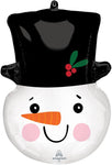 27" Smiley Snowman Head (5ct) - Anagram