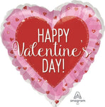 28" Happy Valentines Day Glitter Hearts (5ct) - Anagram