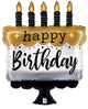 28" Satin Metallic Birthday Cake - Betallic