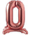 28" Standing Foil Numbers - Rose Gold - Winner Party
