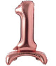 28" Standing Foil Numbers - Rose Gold - Winner Party