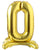 28" Standing Number Balloon - Gold - Winner Party