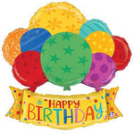 29" Birthday Balloons Banner - Foil Balloon (PKG) - Betallic