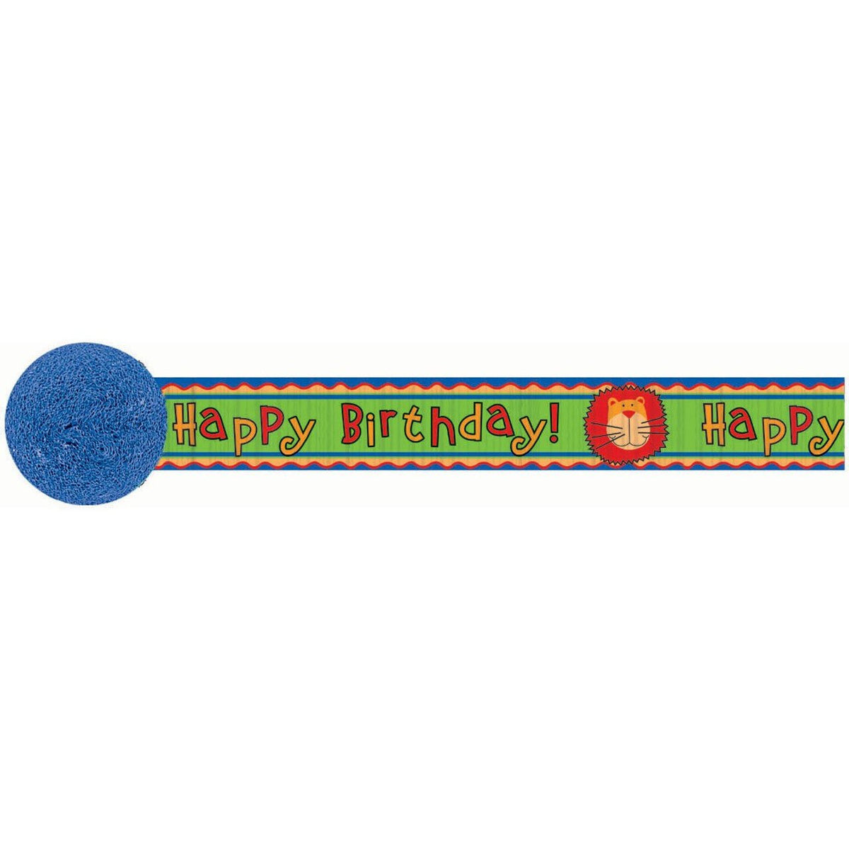 30' Crepe Streamer - Wild Kingdom - Amscan