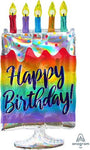 30" Iridescent Birthday Cake - Anagram