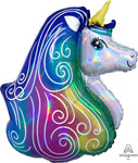 30" Iridescent Rainbow Unicorn - Anagram