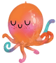 30" UltraShape¨ - Cute Octopus - Anagram