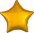 Metallic Gold Star 19″ Balloon