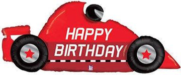 43" Race Car Birthday Foil Balloon (PKG) - Betallic