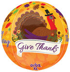 Give Thanks Orbz 16" Balloon