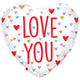 Love You Little Hearts 18″ Balloon