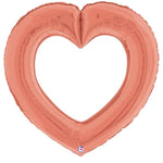 32" Linking Heart - Rose Gold - Betallic
