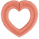 32" Linking Heart - Rose Gold - Betallic