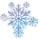 32" Prismatic Snowflake Cluster - Anagram