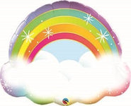 32" Rainbow with Cloud - Qualatex
