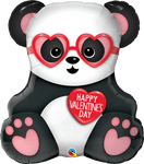 32" Valentine's Day Panda (5ct) - Qualatex