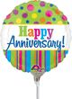 Bright Anniversary 9" Air-fill Balloon (requires heat sealing)